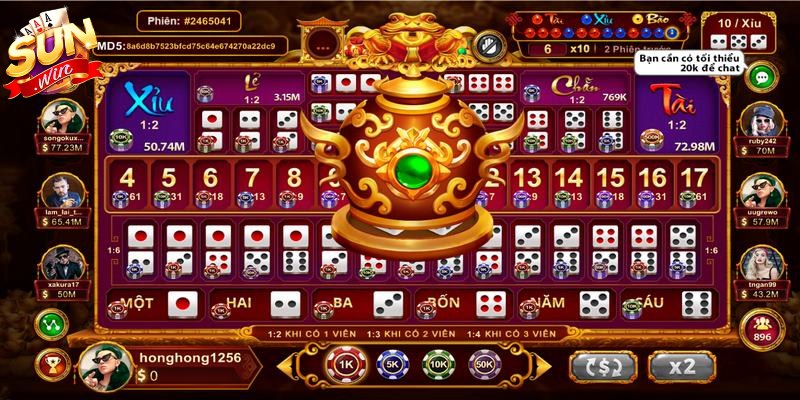 Super Sicbo Sunwin - Sảnh Cược Đẳng Cấp Và Tỷ Lệ Thưởng Lớn 1 Super sicbo Sunwin là siêu phẩm đẳng cấp với tỷ lệ thưởng cực cao